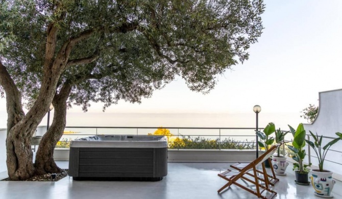 Casa D’Adúri - sea view terrace&relaxing pool spa